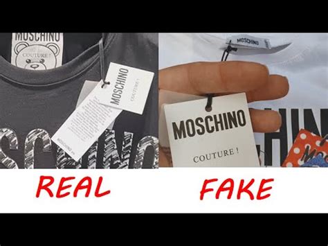 how to spot fake moschino shirt|how to spot moschino tees.